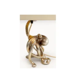 Lampa stołowa OCTOPUS 43 cm złota