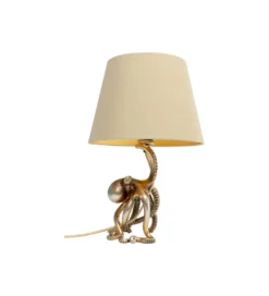 Lampa stołowa OCTOPUS 43 cm złota