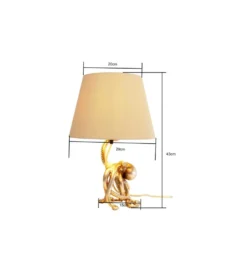 Lampa stołowa OCTOPUS 43 cm złota