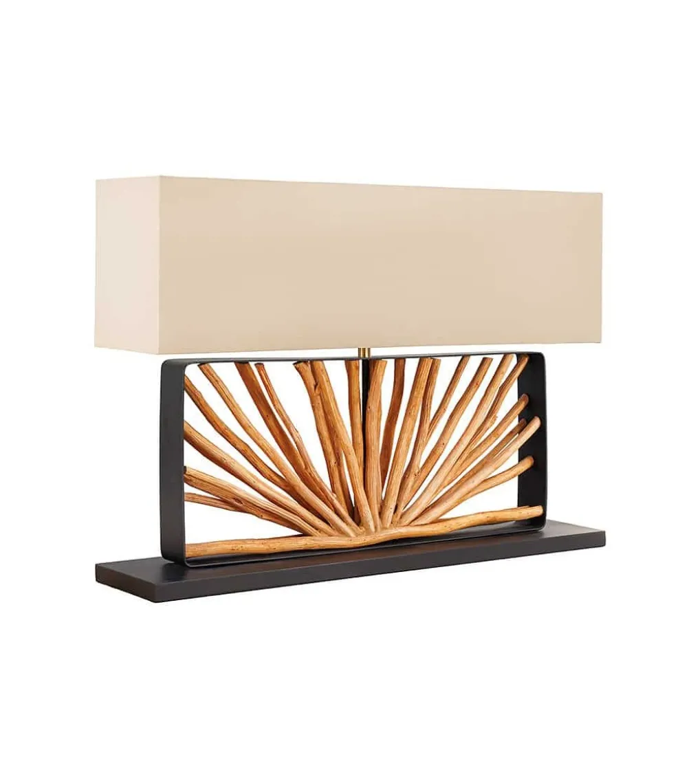 Lampa stołowa OMAR 80 cm beżowa