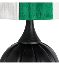Lampa stołowa OPANEM 47 cm czarna