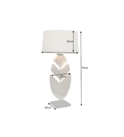 Lampa stołowa OrganicArtwork 91 cm orzech