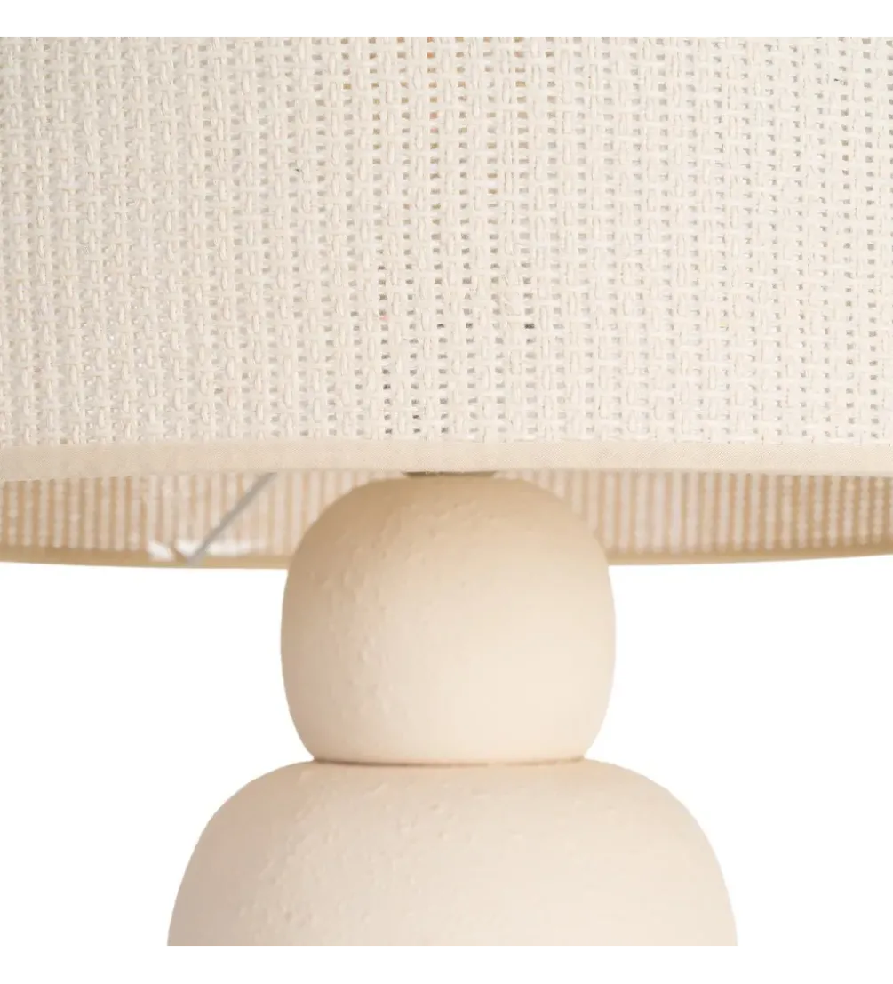 Lampa stołowa OTAMENK 73 cm kremowa