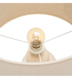 Lampa stołowa OTAMENK 73 cm kremowa