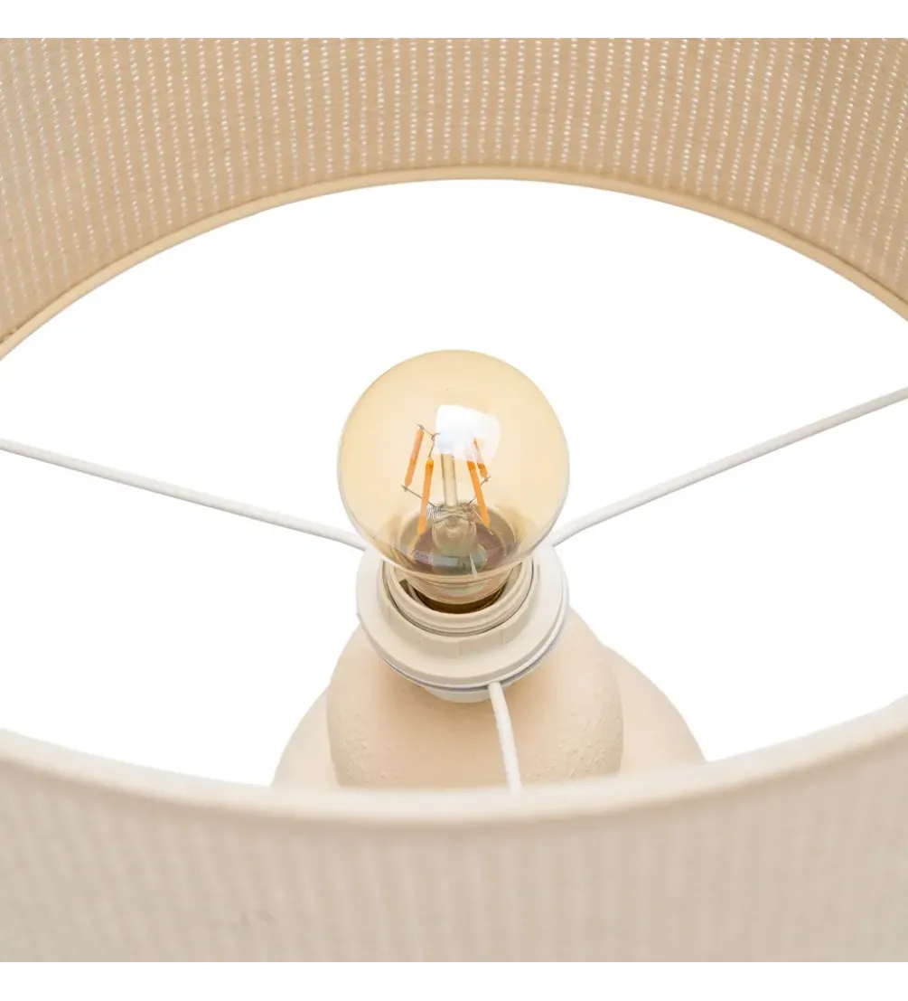 Lampa stołowa OTAMENK 73 cm kremowa