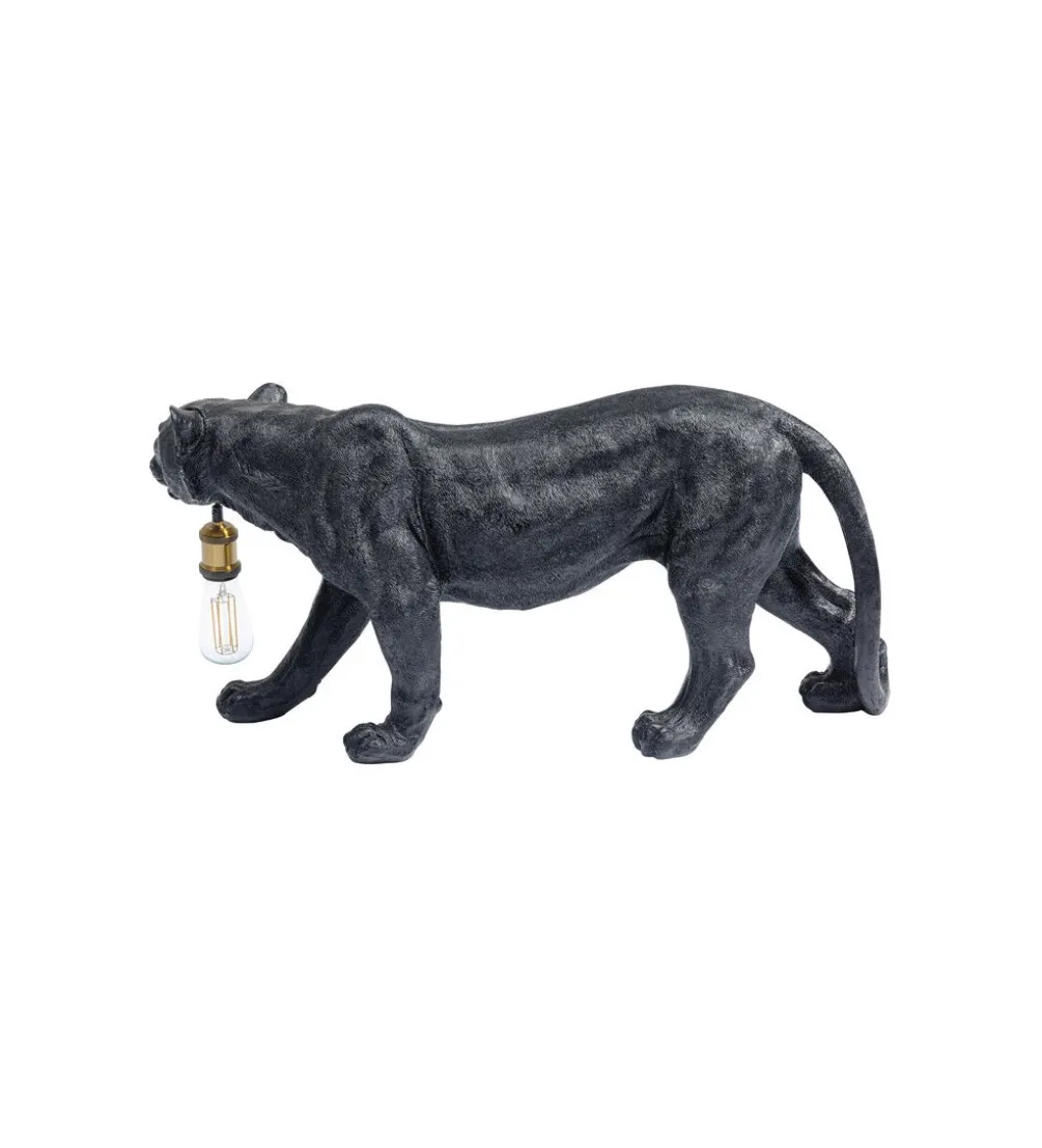 Lampa stołowa PANTERA 40 cm czarna