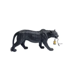 Lampa stołowa PANTERA 40 cm czarna