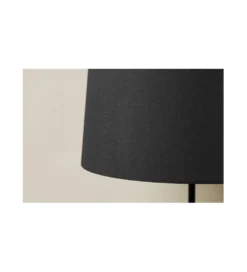 Lampa stołowa Papuga 35 cm czarno złota