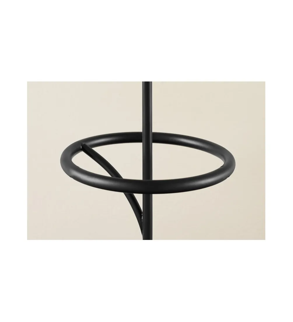 Lampa stołowa Papuga 35 cm czarno złota
