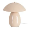 Lampa stołowa POBURNA 25 cm beżowa