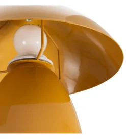 Lampa stołowa POBURNA 25 cm musztardowa