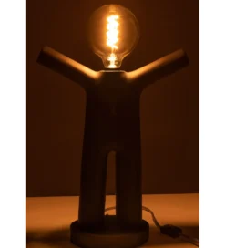 Lampa stołowa PTIT MAURICE 44 cm czarna