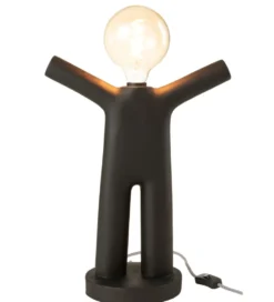 Lampa stołowa PTIT MAURICE 44 cm czarna