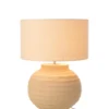 Lampa stołowa RETUL 62 cm terrakota beżowa