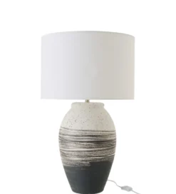 Lampa stołowa ROLPH 73 cm ceramika