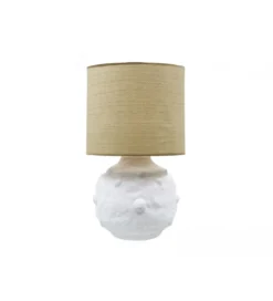 Lampa stołowa SELENE 48 cm biały