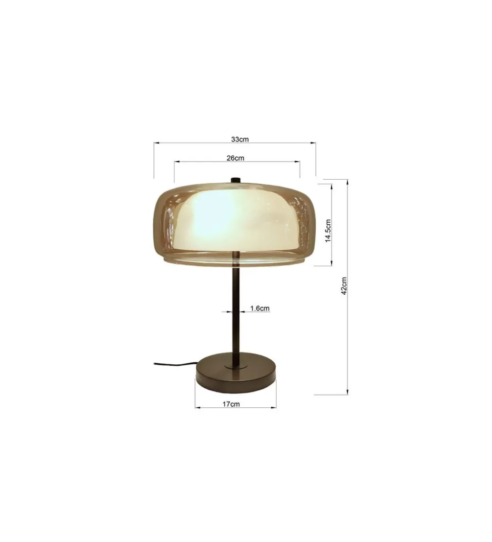 Lampa stołowa SHIELD 42 cm