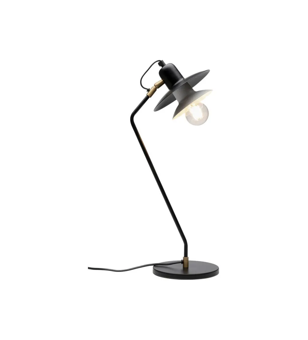 Lampa stołowa SPEAKER 54 cm czarna
