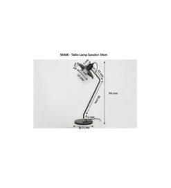 Lampa stołowa SPEAKER 54 cm czarna