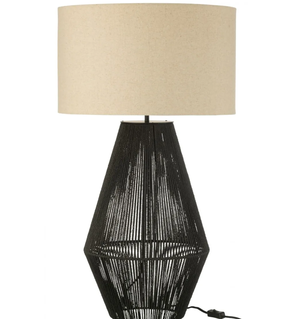 Lampa stołowa STRIING 78 cm czarna