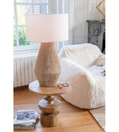 Lampa stołowa STRIING 78 cm naturalna