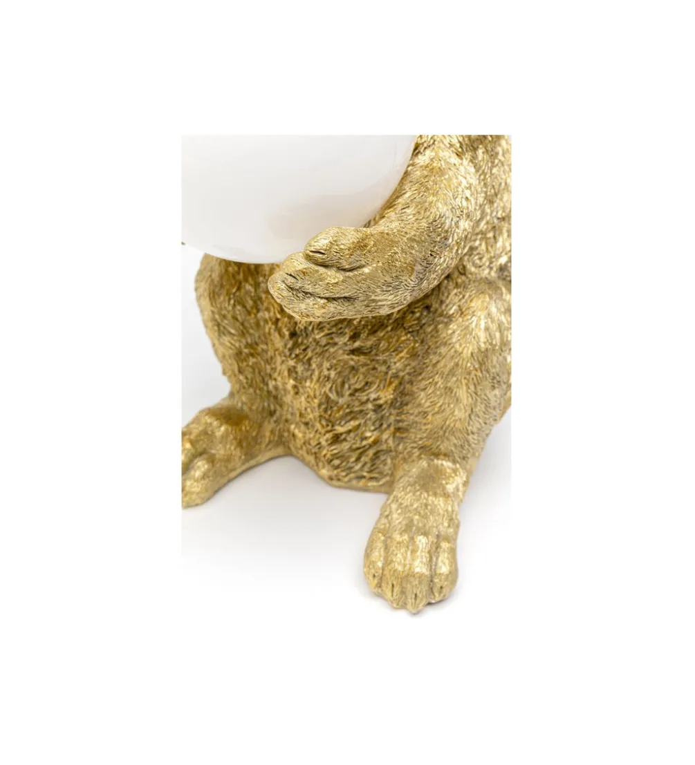Lampa stołowa SWEET RABBIT 15 cm złota