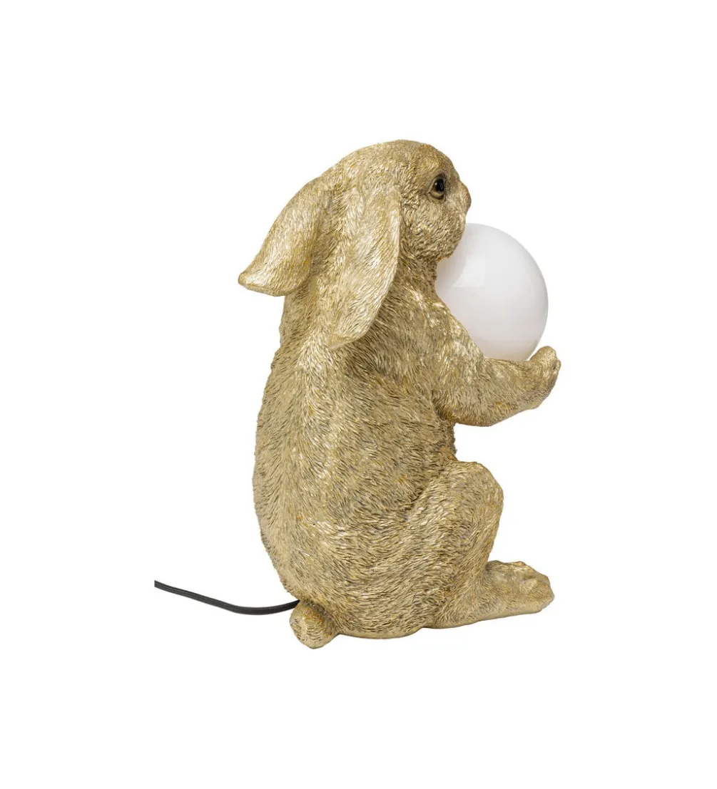 Lampa stołowa SWEET RABBIT 15 cm złota