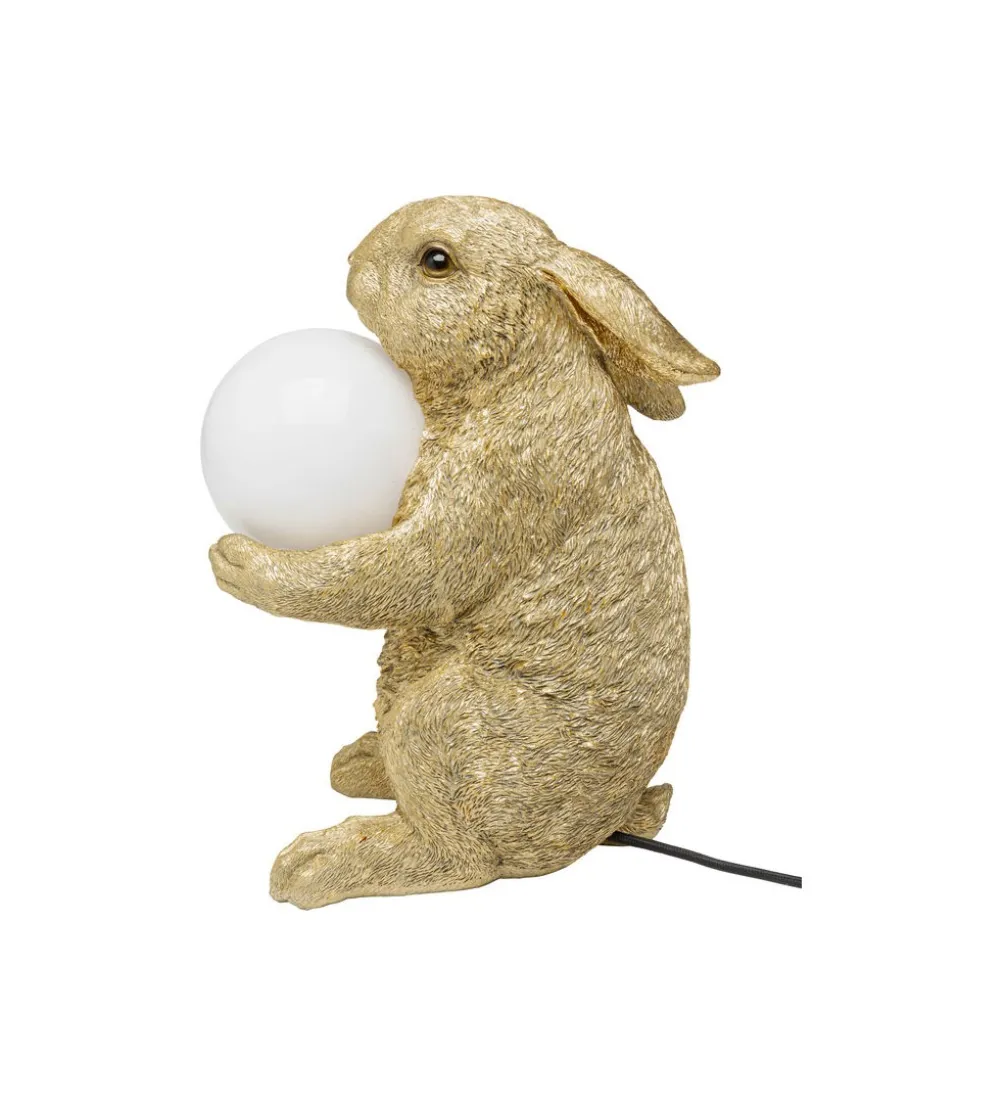 Lampa stołowa SWEET RABBIT 15 cm złota