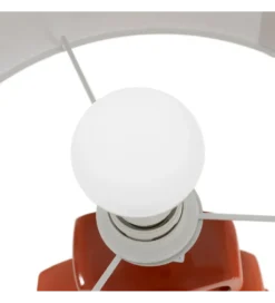 Lampa stołowa TERAY 78 cm terrakota