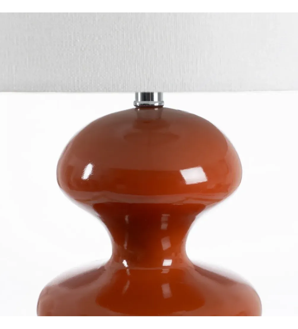 Lampa stołowa TERAY 74 cm terrakota
