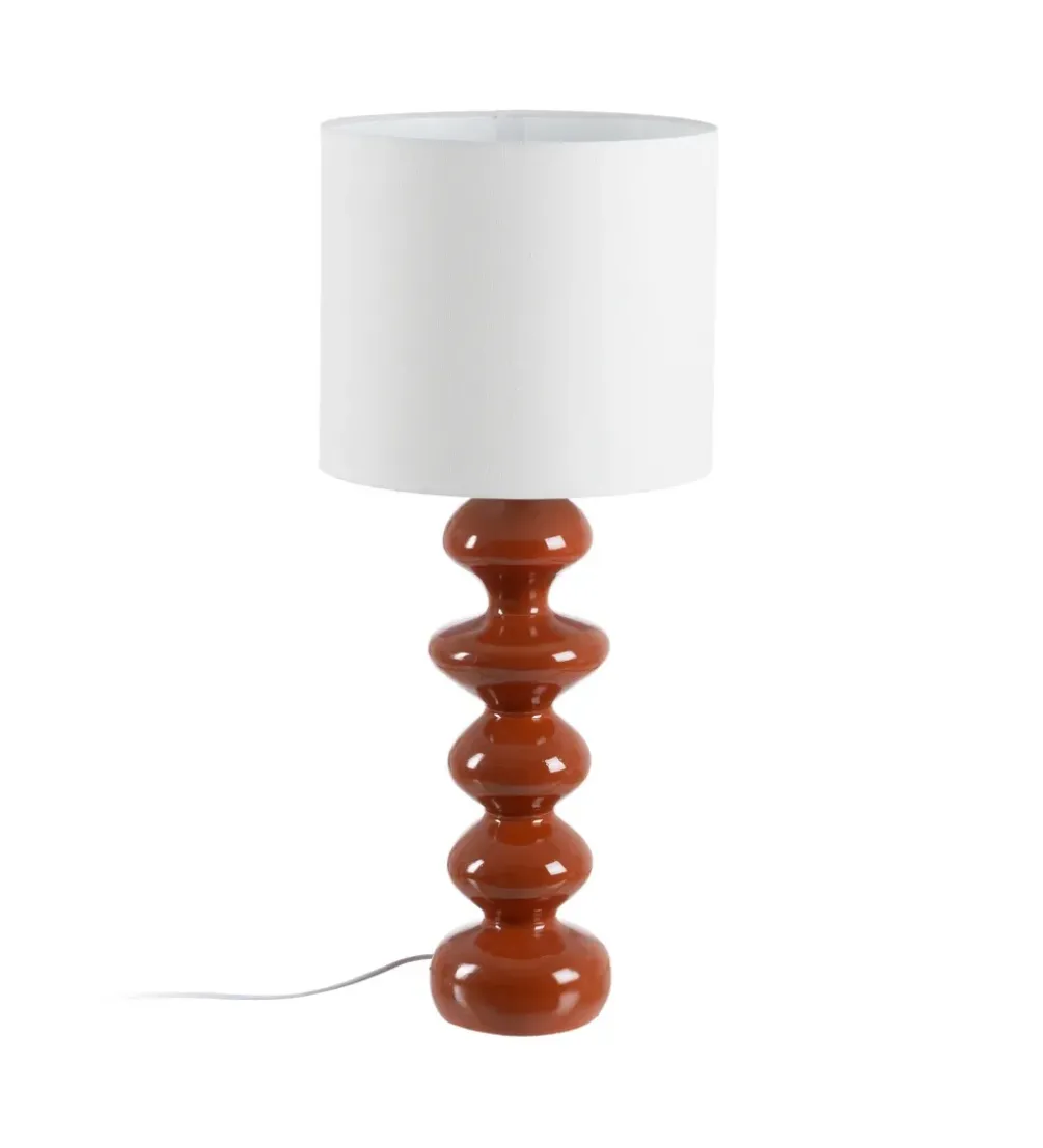 Lampa stołowa TERAY 74 cm terrakota