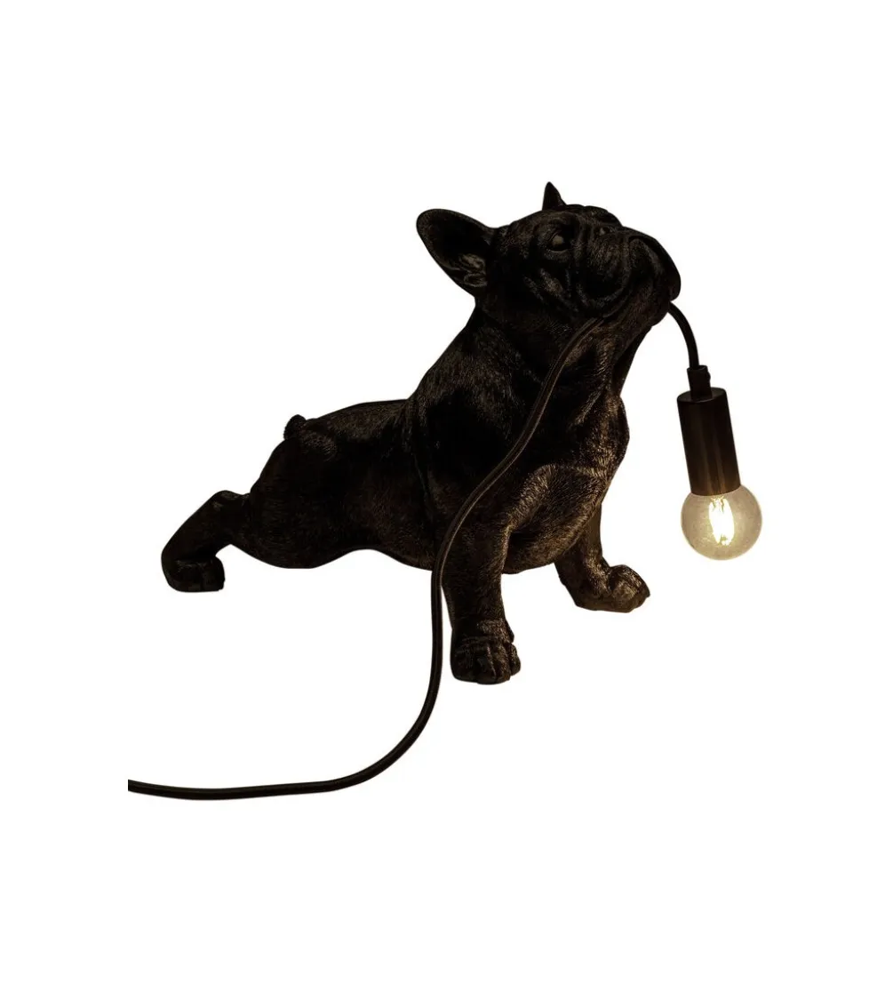 Lampa stołowa TOTO 35 cm czarna