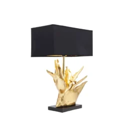 Lampa stołowa TROPICAL 65 cm złota