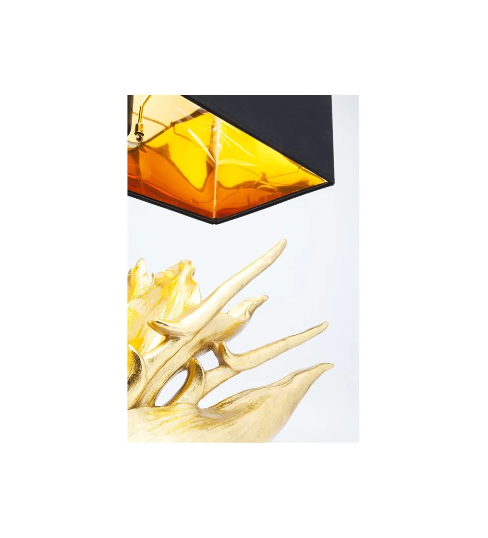 Lampa stołowa TROPICAL 65 cm złota