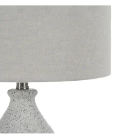 Lampa stołowa UCHAT 73 cm ceramika szara