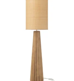 Lampa stołowa UMBRELLA 100 cm drewno ailantus naturalna