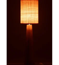 Lampa stołowa UMBRELLA 100 cm drewno ailantus naturalna