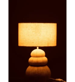 Lampa stołowa URCHIN 47 cm beżowy