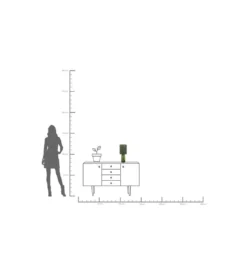 Lampa stołowa VECCHIO 42 cm zielona