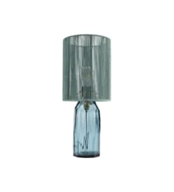 Lampa stołowa VECCHIO 42 cm niebieska