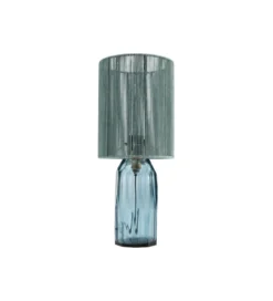 Lampa stołowa VECCHIO 42 cm niebieska