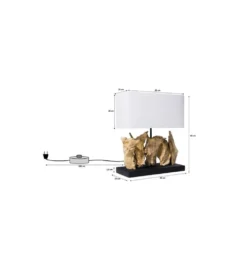 Lampa stołowa VERTICAL 43 cm naturalna
