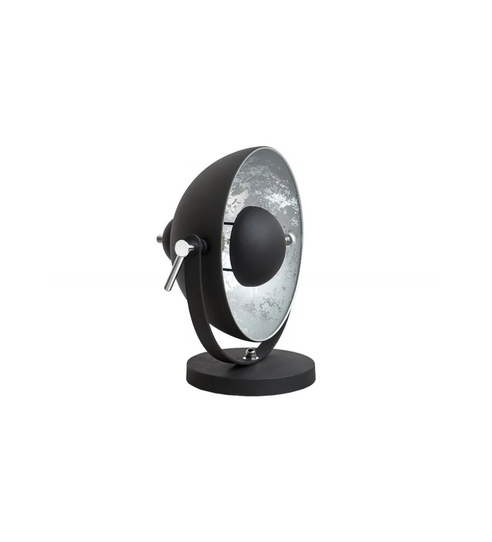 Lampa Studio 40 cm czarno srebrna