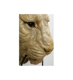 Lampa ścienna ANIMAL TIGER HEAD 34 cm złota