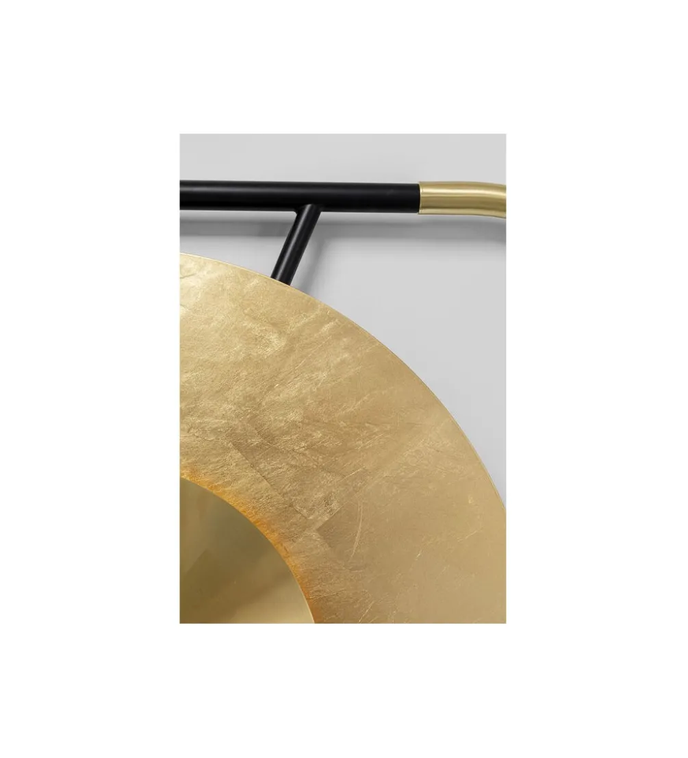 Lampa ścienna DISC 110 x 185 cm złota