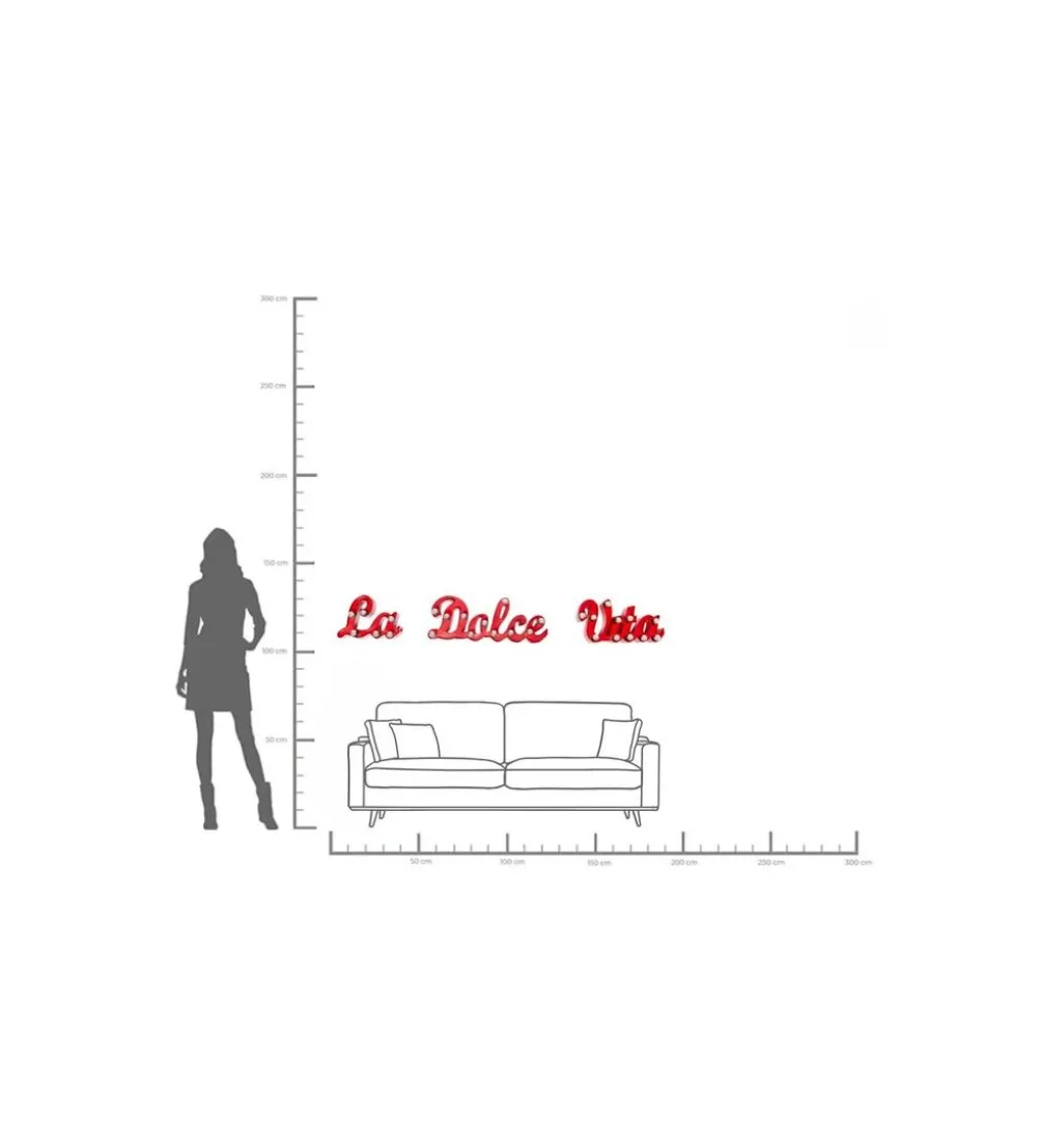 Lampa ścienna LA DOLCE VITA 190 cm