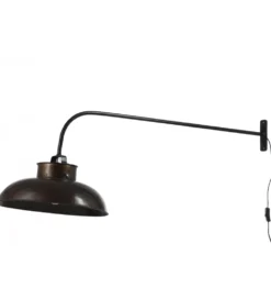 Lampa ścienna LOUNGY 100 cm czarna