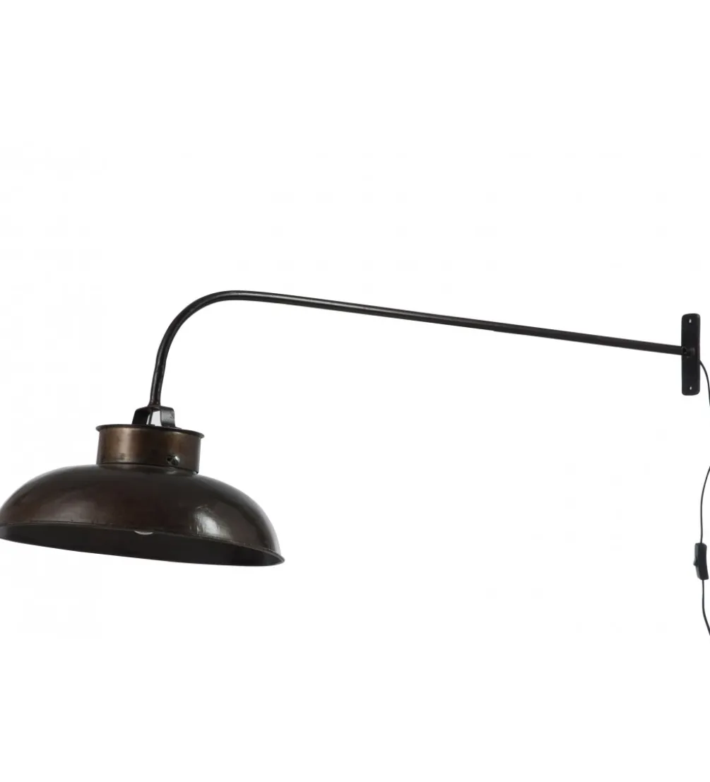 Lampa ścienna LOUNGY 100 cm czarna