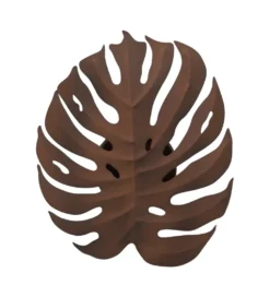 Lampa ścienna OKLIN 21 cm brązowa