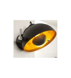 Lampa ścienna Studio czarno złota
